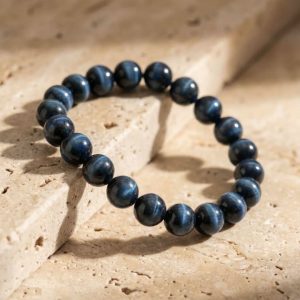 Armband med falköga – 6 mm, 17 cm